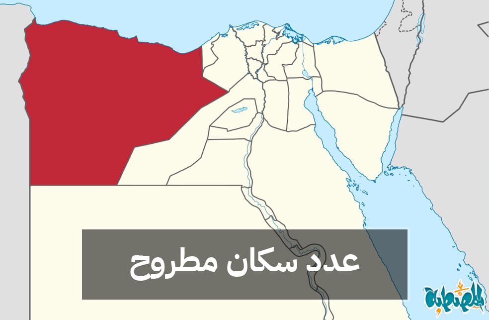 عدد سكان محافظة مطروح