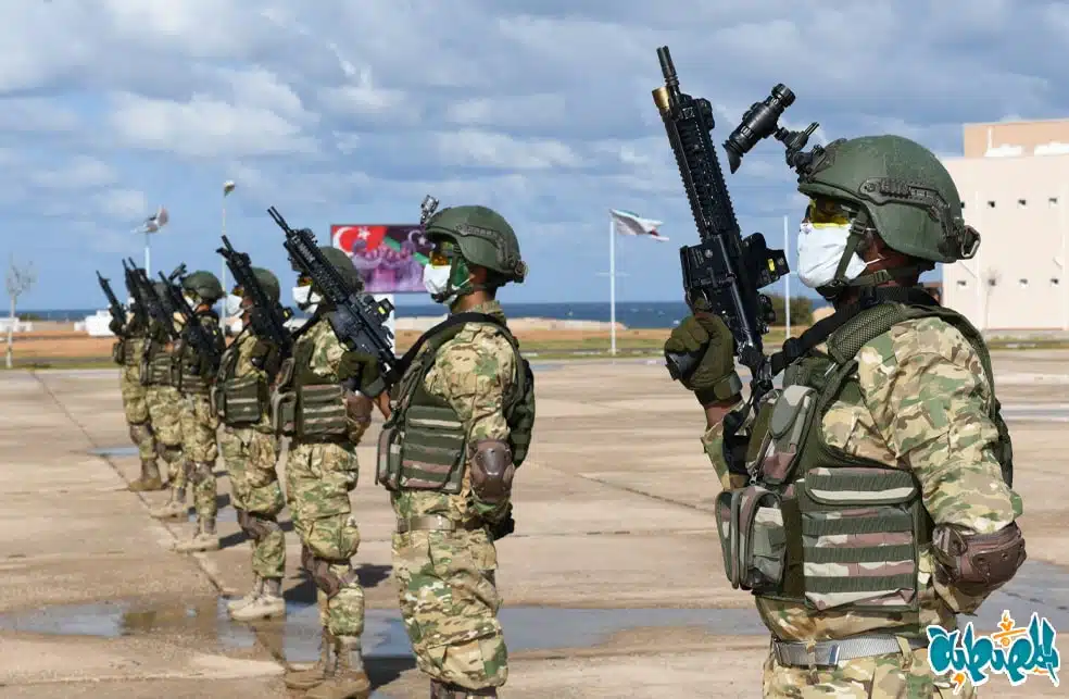 ترتيب الجيش التركي